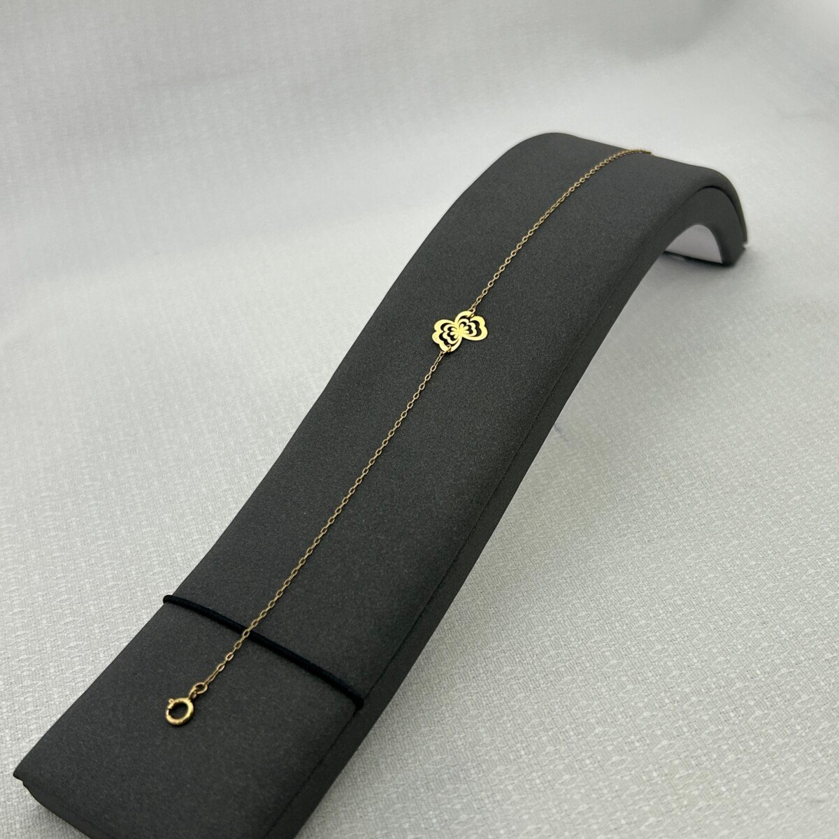 IMG_2983 سوار ذهب عيار 18 بفراشة مزدوجة إيطالية من جولدانا