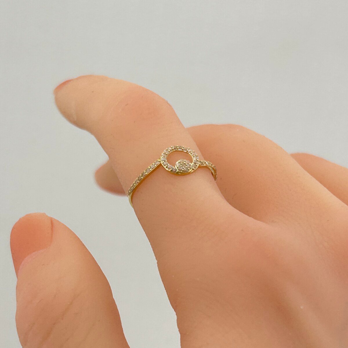 IMG_3109 خاتم ذهب عيار 18 بتصميم عصري ثلاثي الأبعاد من جولدانا